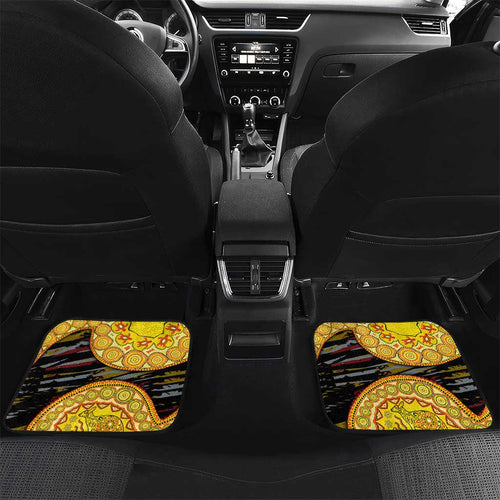 Richmond Tigers NAIDOC Week 2026 Car Mats Australian Aboriginal Dot Art Dreamtime Pattern Style