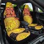 Richmond Tigers NAIDOC Week 2026 Car Seat Cover Australian Aboriginal Dot Art Dreamtime Pattern Style