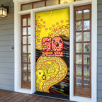 Richmond Tigers NAIDOC Week 2026 Door Cover Australian Aboriginal Dot Art Dreamtime Pattern Style
