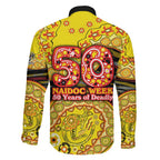 Richmond Tigers NAIDOC Week 2026 Family Matching Puletasi and Hawaiian Shirt Australian Aboriginal Dot Art Dreamtime Pattern Style