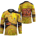 Richmond Tigers NAIDOC Week 2026 Hockey Jersey Australian Aboriginal Dot Art Dreamtime Pattern Style