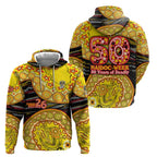 Richmond Tigers NAIDOC Week 2026 Hoodie Australian Aboriginal Dot Art Dreamtime Pattern Style