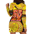 Richmond Tigers NAIDOC Week 2026 Hoodie Dress Australian Aboriginal Dot Art Dreamtime Pattern Style