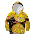 Richmond Tigers NAIDOC Week 2026 Kid Hoodie Australian Aboriginal Dot Art Dreamtime Pattern Style