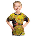 Richmond Tigers NAIDOC Week 2026 Kid T Shirt Australian Aboriginal Dot Art Dreamtime Pattern Style