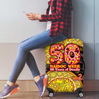 Richmond Tigers NAIDOC Week 2026 Luggage Cover Australian Aboriginal Dot Art Dreamtime Pattern Style