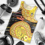 Richmond Tigers NAIDOC Week 2026 Men Tank Top Australian Aboriginal Dot Art Dreamtime Pattern Style