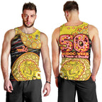 Richmond Tigers NAIDOC Week 2026 Men Tank Top Australian Aboriginal Dot Art Dreamtime Pattern Style