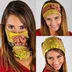 Richmond Tigers NAIDOC Week 2026 Neck Gaiter Australian Aboriginal Dot Art Dreamtime Pattern Style