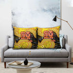 Richmond Tigers NAIDOC Week 2026 Pillow Cover Australian Aboriginal Dot Art Dreamtime Pattern Style