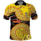 Richmond Tigers NAIDOC Week 2026 Polo Shirt Australian Aboriginal Dot Art Dreamtime Pattern Style