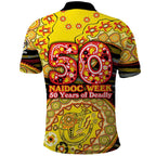Richmond Tigers NAIDOC Week 2026 Polo Shirt Australian Aboriginal Dot Art Dreamtime Pattern Style