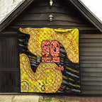 Richmond Tigers NAIDOC Week 2026 Quilt Australian Aboriginal Dot Art Dreamtime Pattern Style