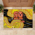 Richmond Tigers NAIDOC Week 2026 Rubber Doormat Australian Aboriginal Dot Art Dreamtime Pattern Style