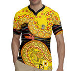 Richmond Tigers NAIDOC Week 2026 Rugby Jersey Australian Aboriginal Dot Art Dreamtime Pattern Style