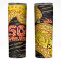 Richmond Tigers NAIDOC Week 2026 Skinny Tumbler Australian Aboriginal Dot Art Dreamtime Pattern Style