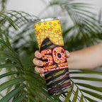 Richmond Tigers NAIDOC Week 2026 Skinny Tumbler Australian Aboriginal Dot Art Dreamtime Pattern Style