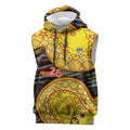 Richmond Tigers NAIDOC Week 2026 Sleeveless Hoodie Australian Aboriginal Dot Art Dreamtime Pattern Style