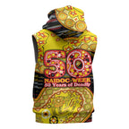 Richmond Tigers NAIDOC Week 2026 Sleeveless Hoodie Australian Aboriginal Dot Art Dreamtime Pattern Style