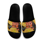 Richmond Tigers NAIDOC Week 2026 Slide Sandals Australian Aboriginal Dot Art Dreamtime Pattern Style