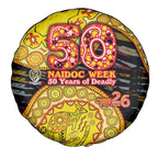 Richmond Tigers NAIDOC Week 2026 Spare Tire Cover Australian Aboriginal Dot Art Dreamtime Pattern Style