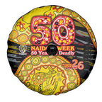 Richmond Tigers NAIDOC Week 2026 Spare Tire Cover Australian Aboriginal Dot Art Dreamtime Pattern Style