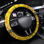 Richmond Tigers NAIDOC Week 2026 Steering Wheel Cover Australian Aboriginal Dot Art Dreamtime Pattern Style