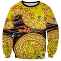 Richmond Tigers NAIDOC Week 2026 Sweatshirt Australian Aboriginal Dot Art Dreamtime Pattern Style