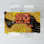 Richmond Tigers NAIDOC Week 2026 Tablecloth Australian Aboriginal Dot Art Dreamtime Pattern Style