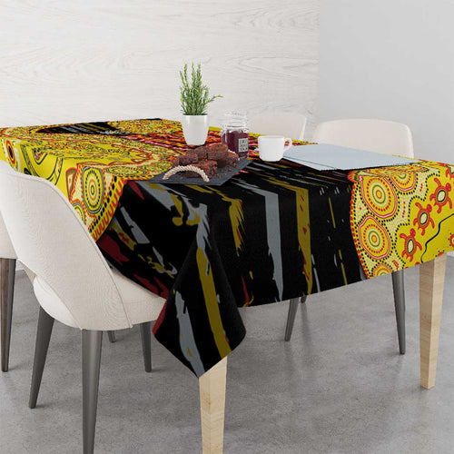 Richmond Tigers NAIDOC Week 2026 Tablecloth Australian Aboriginal Dot Art Dreamtime Pattern Style