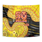 Richmond Tigers NAIDOC Week 2026 Tapestry Australian Aboriginal Dot Art Dreamtime Pattern Style