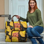 Richmond Tigers NAIDOC Week 2026 Travel Bag Australian Aboriginal Dot Art Dreamtime Pattern Style