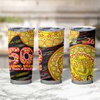 Richmond Tigers NAIDOC Week 2026 Tumbler Cup Australian Aboriginal Dot Art Dreamtime Pattern Style