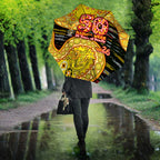 Richmond Tigers NAIDOC Week 2026 Umbrella Australian Aboriginal Dot Art Dreamtime Pattern Style