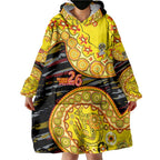 Richmond Tigers NAIDOC Week 2026 Wearable Blanket Hoodie Australian Aboriginal Dot Art Dreamtime Pattern Style