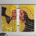 Richmond Tigers NAIDOC Week 2026 Window Curtain Australian Aboriginal Dot Art Dreamtime Pattern Style