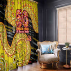 Richmond Tigers NAIDOC Week 2026 Window Curtain Australian Aboriginal Dot Art Dreamtime Pattern Style