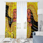 Richmond Tigers NAIDOC Week 2026 Window Curtain Australian Aboriginal Dot Art Dreamtime Pattern Style