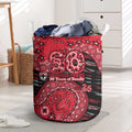 St Kilda Saints NAIDOC Week 2026 Laundry Basket Australian Aboriginal Dot Art Dreamtime Pattern Style