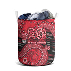 St Kilda Saints NAIDOC Week 2026 Laundry Basket Australian Aboriginal Dot Art Dreamtime Pattern Style