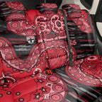 St Kilda Saints NAIDOC Week 2026 Back Car Seat Cover Australian Aboriginal Dot Art Dreamtime Pattern Style