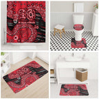 St Kilda Saints NAIDOC Week 2026 Bathroom Set Australian Aboriginal Dot Art Dreamtime Pattern Style