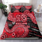 St Kilda Saints NAIDOC Week 2026 Bedding Set Australian Aboriginal Dot Art Dreamtime Pattern Style