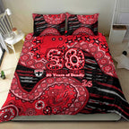 St Kilda Saints NAIDOC Week 2026 Bedding Set Australian Aboriginal Dot Art Dreamtime Pattern Style