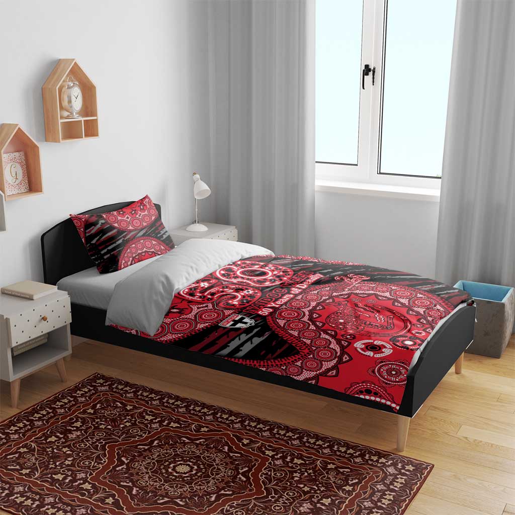 St Kilda Saints NAIDOC Week 2026 Bedding Set Australian Aboriginal Dot Art Dreamtime Pattern Style