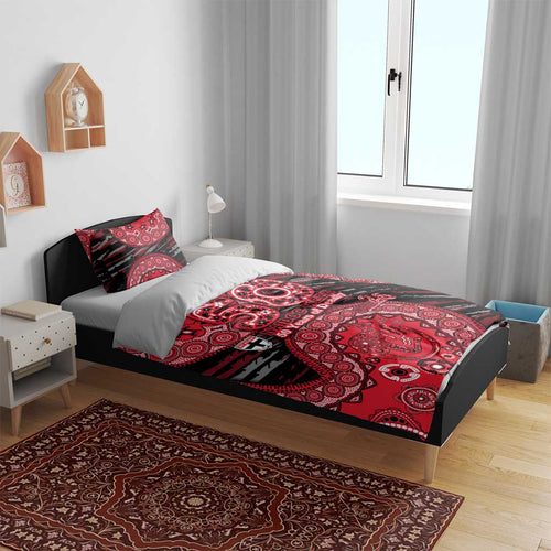 St Kilda Saints NAIDOC Week 2026 Bedding Set Australian Aboriginal Dot Art Dreamtime Pattern Style