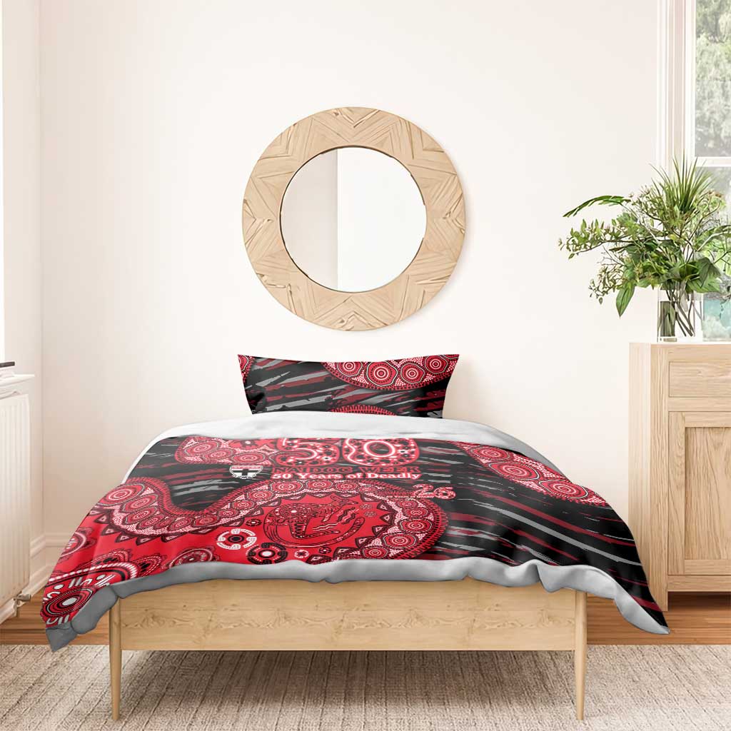 St Kilda Saints NAIDOC Week 2026 Bedding Set Australian Aboriginal Dot Art Dreamtime Pattern Style