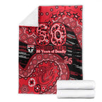 St Kilda Saints NAIDOC Week 2026 Blanket Australian Aboriginal Dot Art Dreamtime Pattern Style