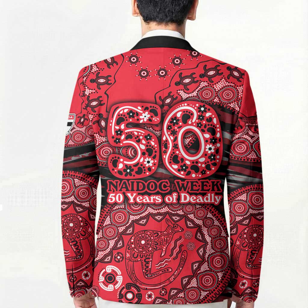 St Kilda Saints NAIDOC Week 2026 Blazer Australian Aboriginal Dot Art Dreamtime Pattern Style