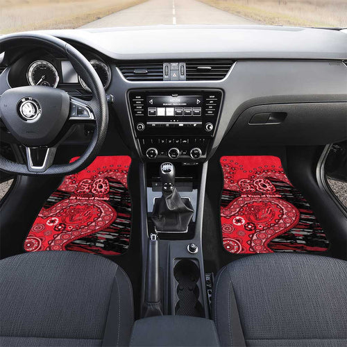 St Kilda Saints NAIDOC Week 2026 Car Mats Australian Aboriginal Dot Art Dreamtime Pattern Style